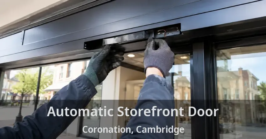 Automatic Storefront Door Coronation, Cambridge - ON