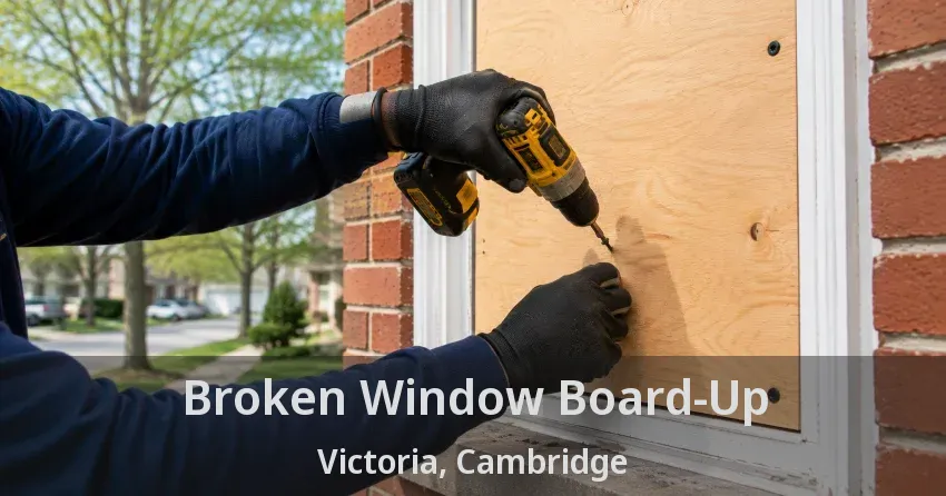 Broken Window Board-Up Victoria, Cambridge - ON