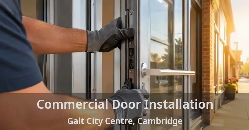 Commercial Door Installation Galt City Centre, Cambridge - ON