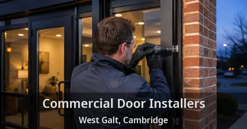 Commercial Door Installers West Galt, Cambridge - ON