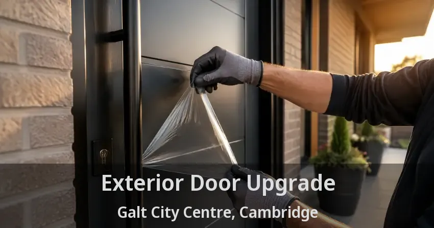 Exterior Door Upgrade Galt City Centre, Cambridge - ON