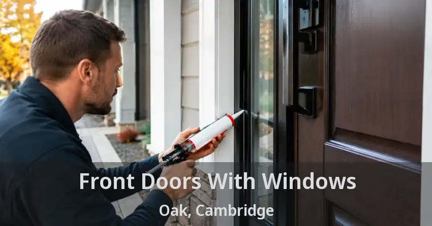 Front Doors With Windows Oak, Cambridge - ON