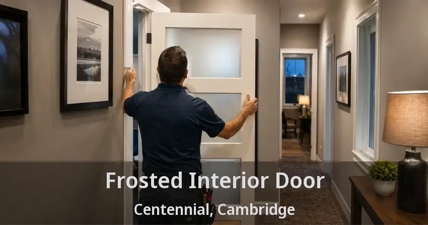 Frosted Interior Door Centennial, Cambridge - ON