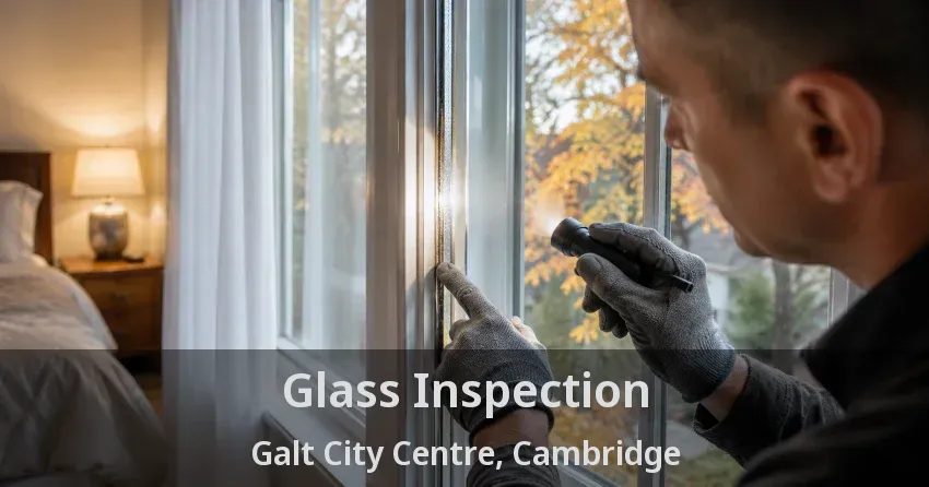 Glass Inspection Galt City Centre, Cambridge - ON