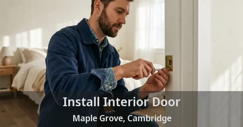 Install Interior Door Maple Grove, Cambridge - ON