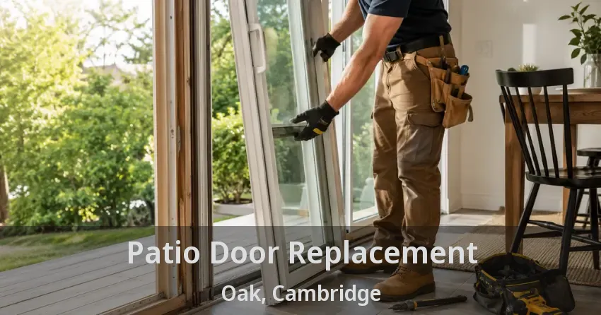 Patio Door Replacement Oak, Cambridge - ON