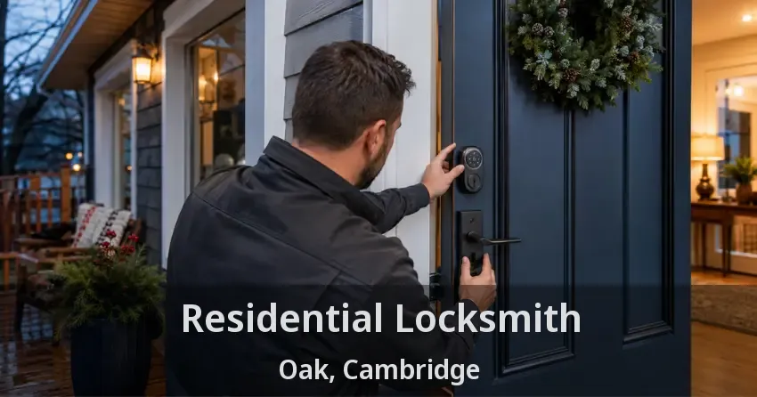 Residential Locksmith Oak, Cambridge - ON