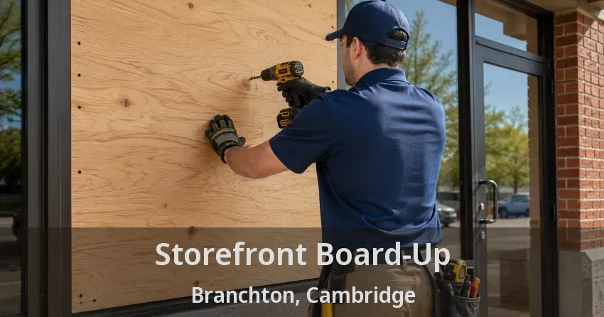 Storefront Board-Up Branchton, Cambridge - ON