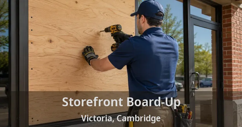Storefront Board-Up Victoria, Cambridge - ON