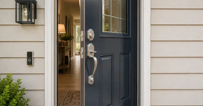 energy-efficient exterior door upgrade installation in Northview, Cambridge