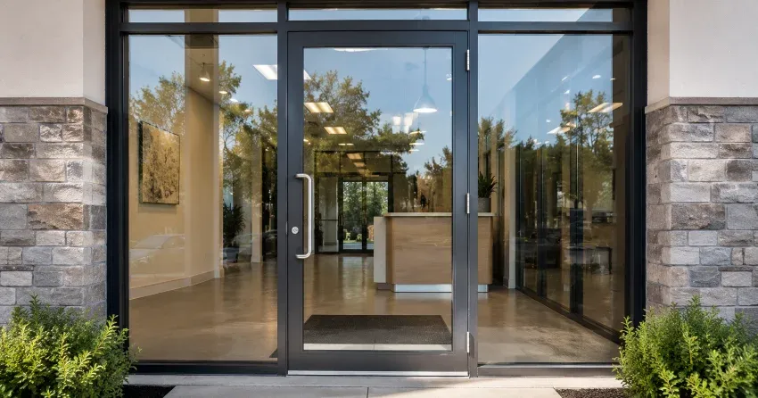 glass door installation sliding patio door in Townline Estates, Cambridge